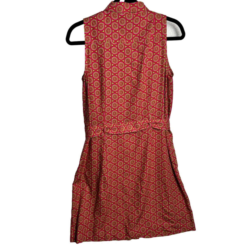 Escapada Pink Green Sleeveless Mini Dress size Medium - Picture 2 of 11